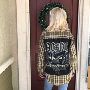 🖤SOLD🖤 ✨Custom Made ACDC Flannel😍